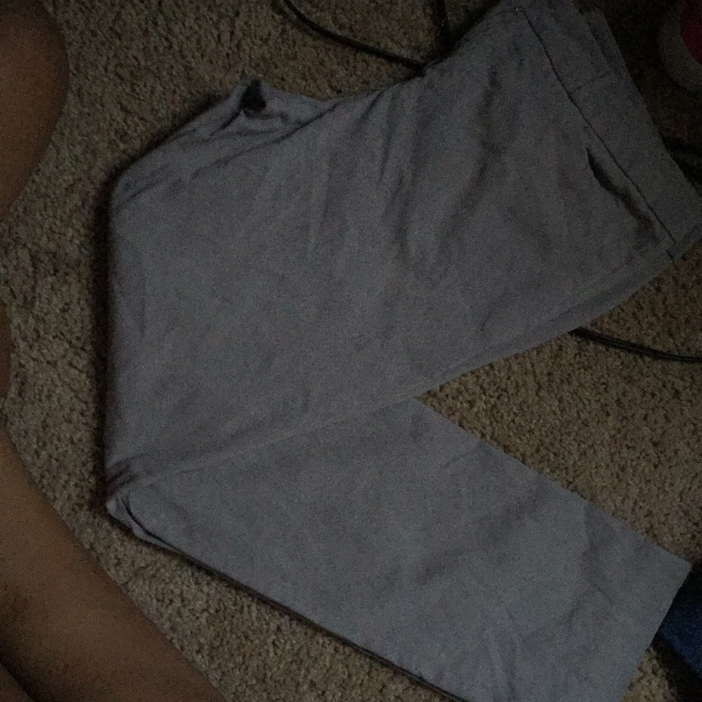 Gray slacks